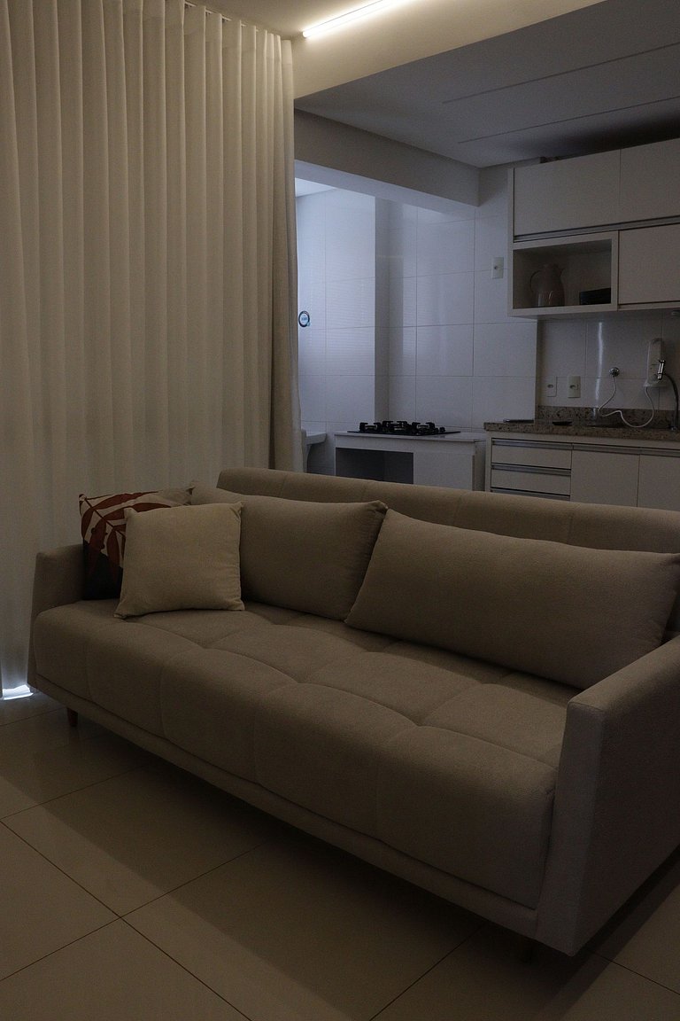 Vista Deslumbrante para o Lago | flat cama king