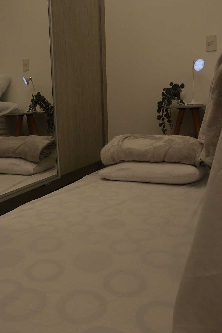 Vista Deslumbrante para o Lago | flat cama king