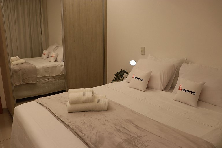 Vista Deslumbrante para o Lago | flat cama king