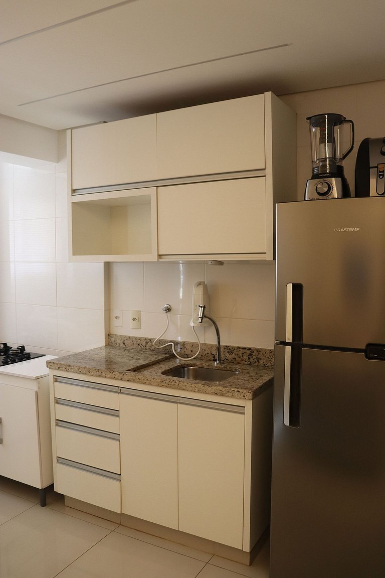 Vista Deslumbrante para o Lago | flat cama king