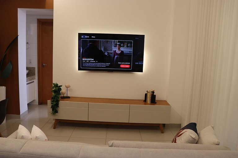 Vista Deslumbrante para o Lago | flat cama king