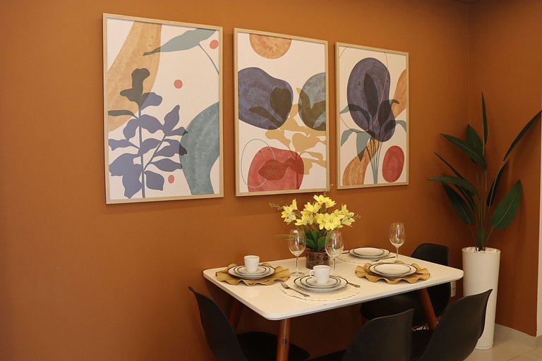 Vista Deslumbrante para o Lago | flat cama king