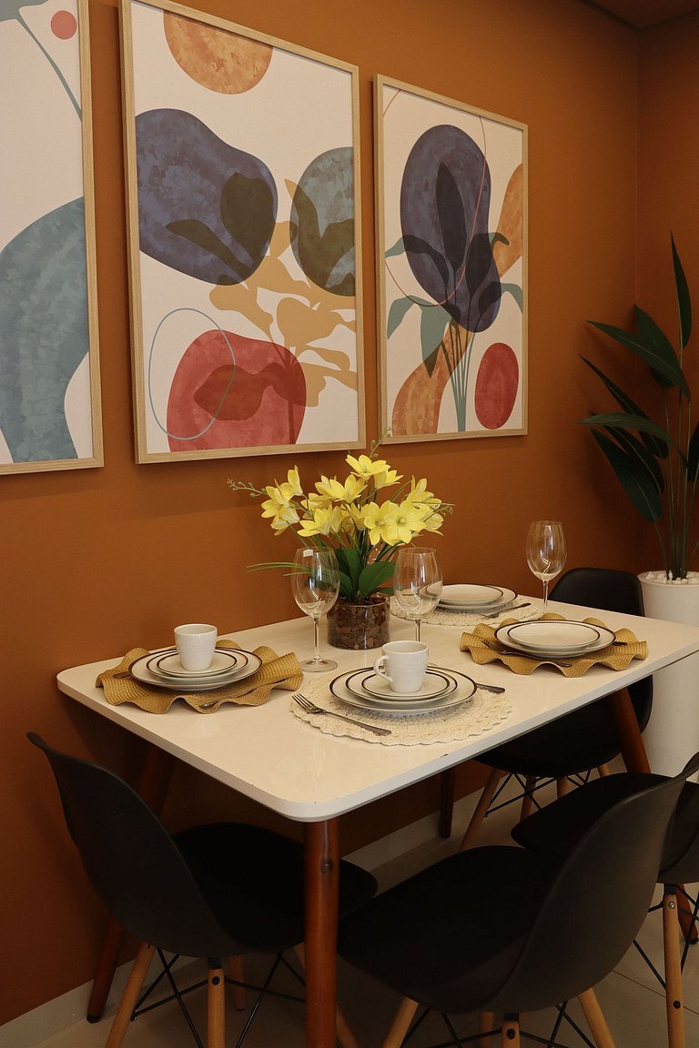 Vista Deslumbrante para o Lago | flat cama king