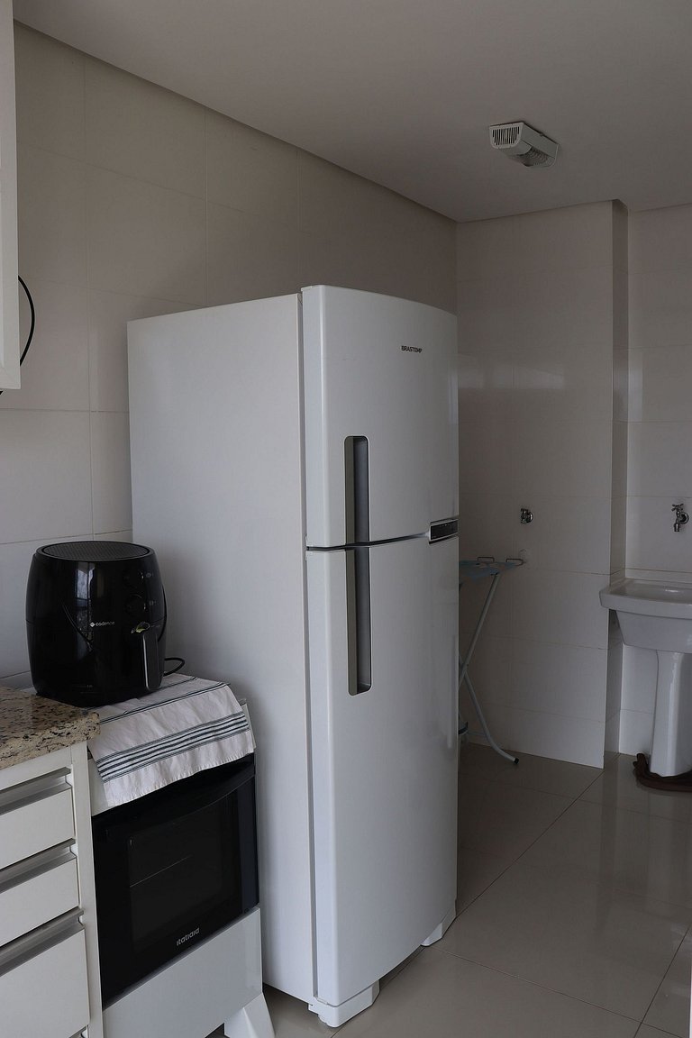 Flat capim dourado | moderno com sofa-cama