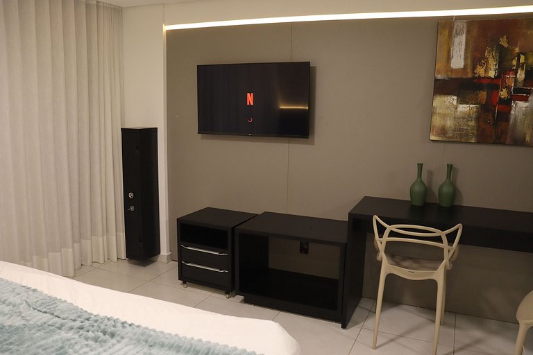 Conforto, localização e vista panorâmica