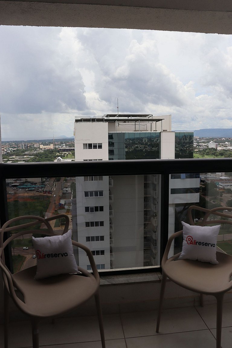 Conforto, localização e vista panorâmica