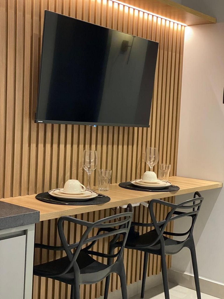 Vista para o Lago, localização e comodidade.