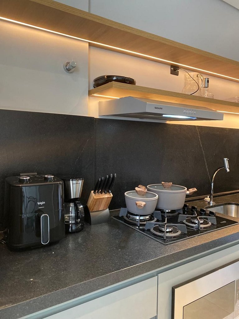 Vista para o Lago, localização e comodidade.