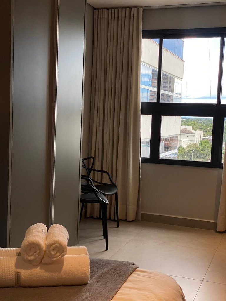 Vista para o Lago, localização e comodidade.