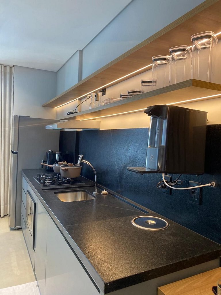 Vista para o Lago, localização e comodidade.