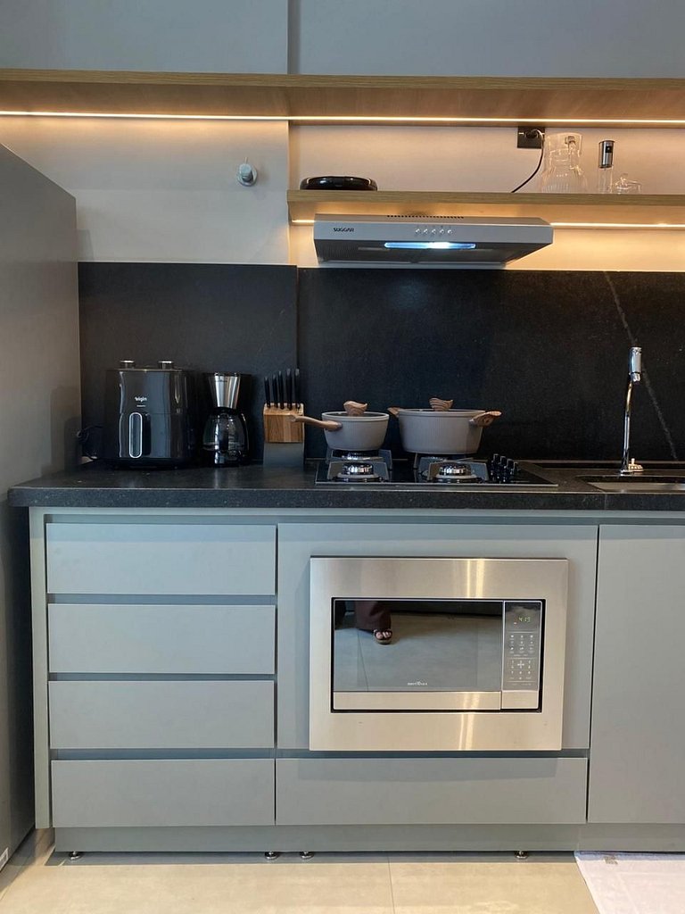 Vista para o Lago, localização e comodidade.