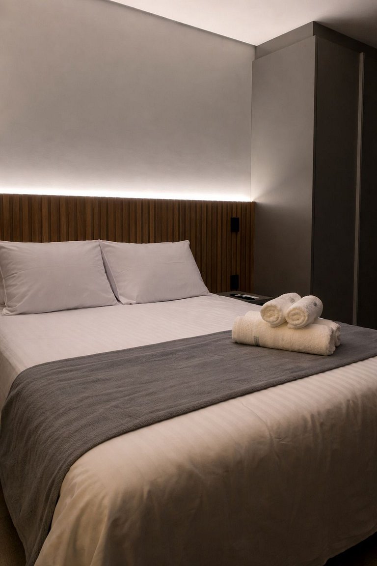 Vista para o Lago, localização e comodidade.