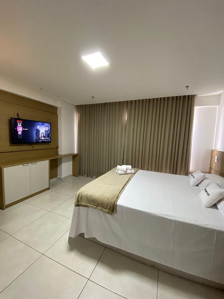 Flat Moderno e Bem Localizado