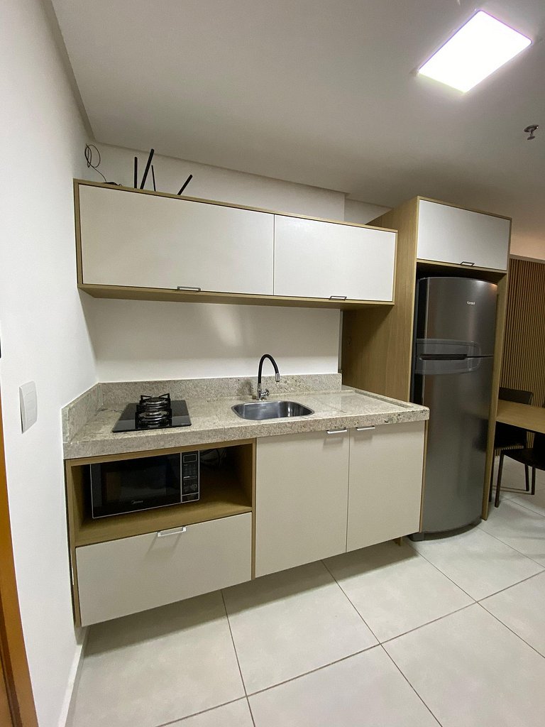 Flat Moderno e Bem Localizado