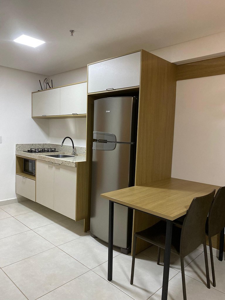 Flat Moderno e Bem Localizado
