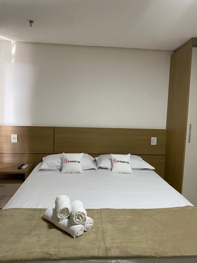 Flat Moderno e Bem Localizado