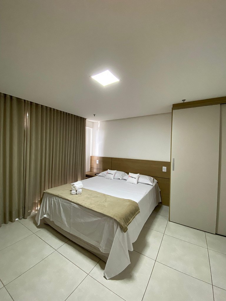 Flat Moderno e Bem Localizado
