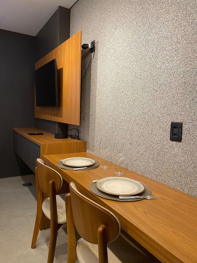 Flat sofisticado | Vista incrível