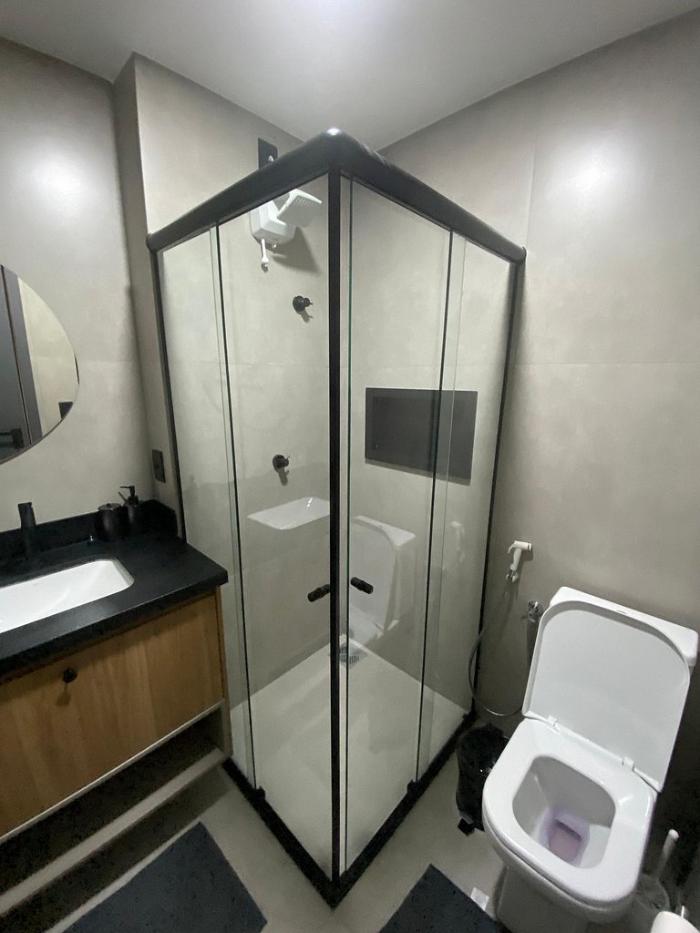 Studio moderno com design sofisticado