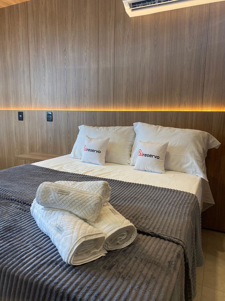 Studio moderno com design sofisticado