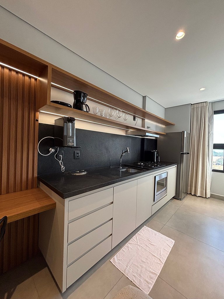 Flat de luxo com vista espetacular