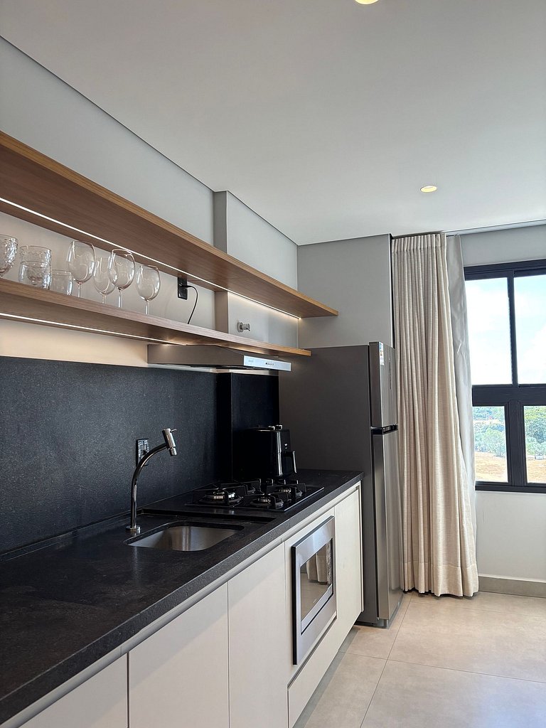 Flat de luxo com vista espetacular