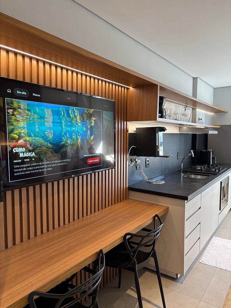 Flat de luxo com vista espetacular