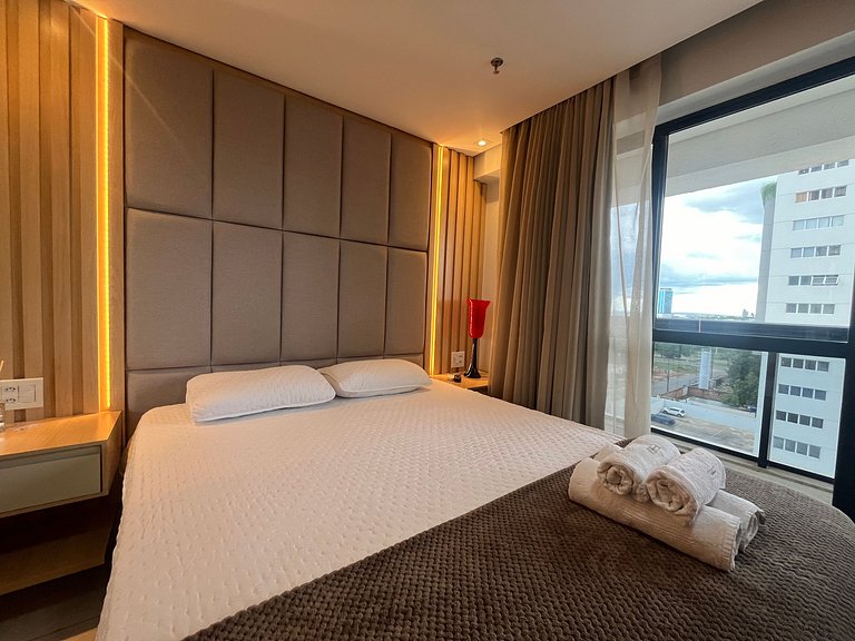 Luxury Flat no Centro | Elegância e Praticidade