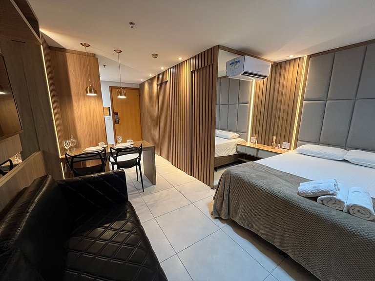 Luxo e Conforto no Centro | Flat Premium