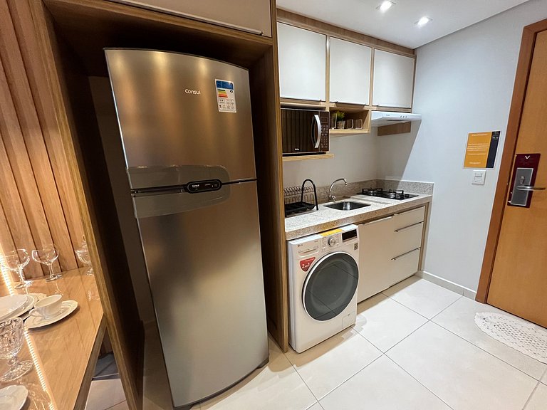 Luxo e Conforto no Centro | Flat Premium
