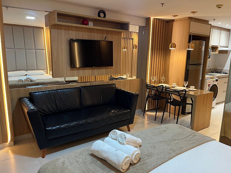 Luxo e Conforto no Centro | Flat Premium