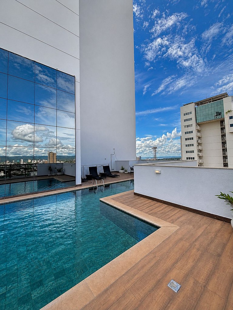 Flat Vivence com cama Super King