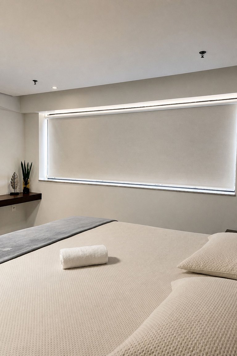 Flat Vivence com cama Super King