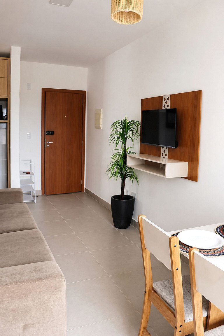 Apto 2 quartos com suite e lazer completo