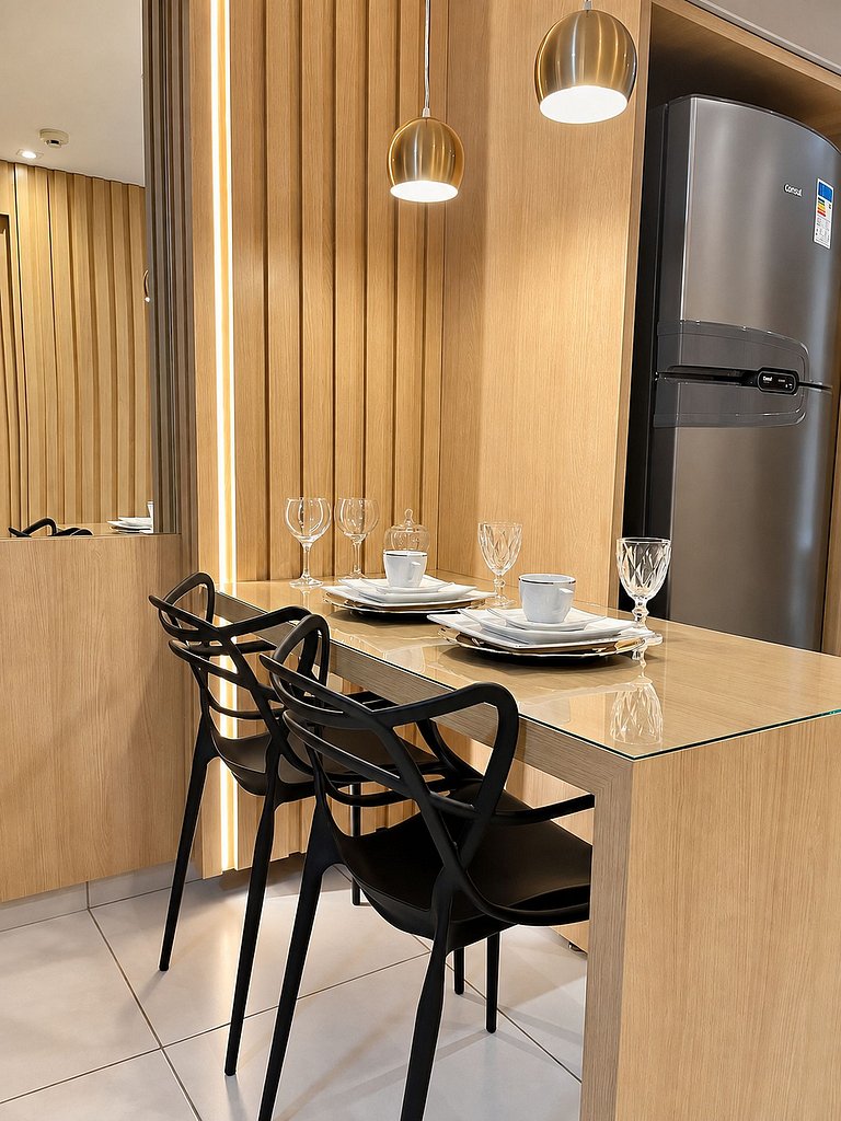 Luxury Flat no Centro | Elegância e Praticidade