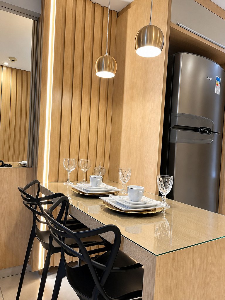 Luxury Flat no Centro | Elegância e Praticidade