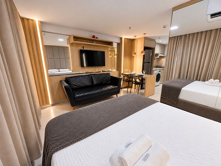 Luxury Flat no Centro | Elegância e Praticidade