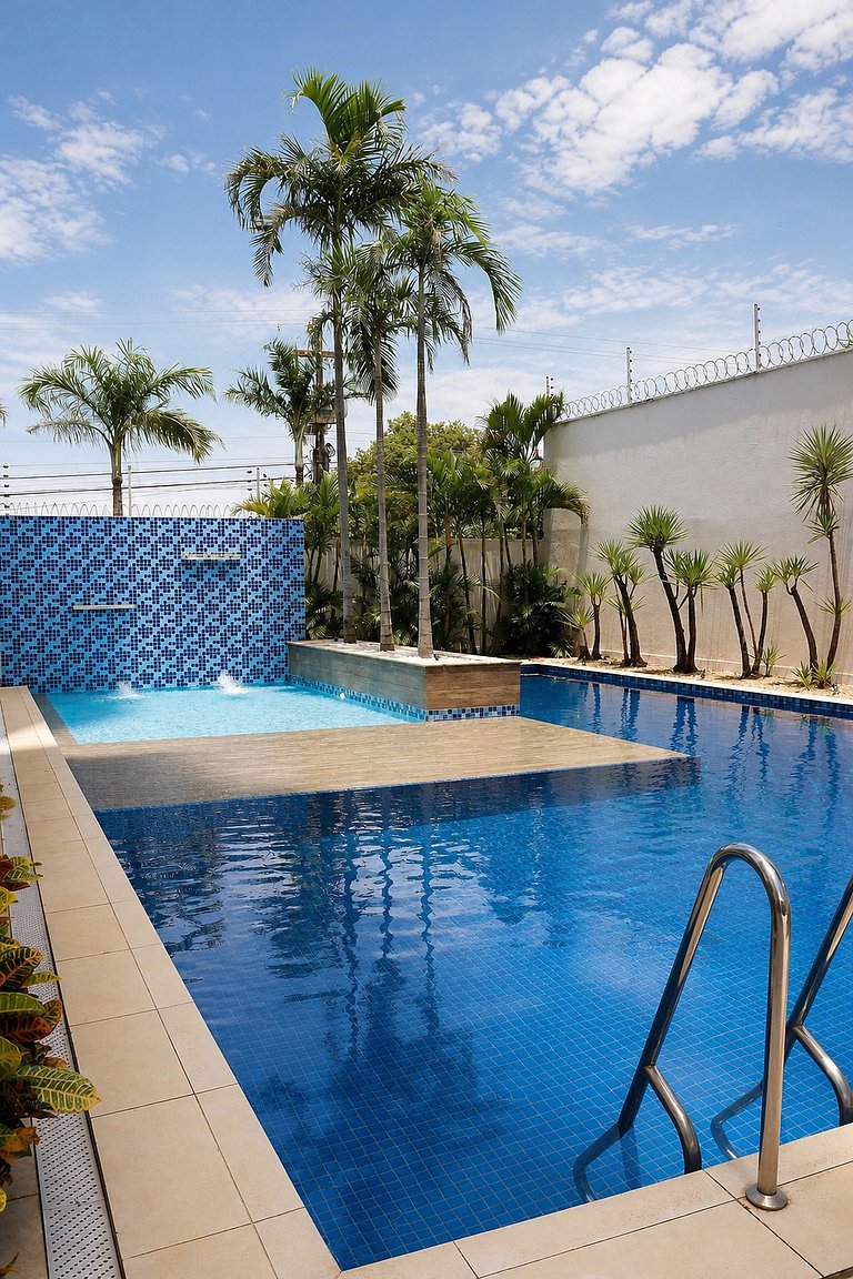 Flat luxo em frente ao Shopping Capim Dourado