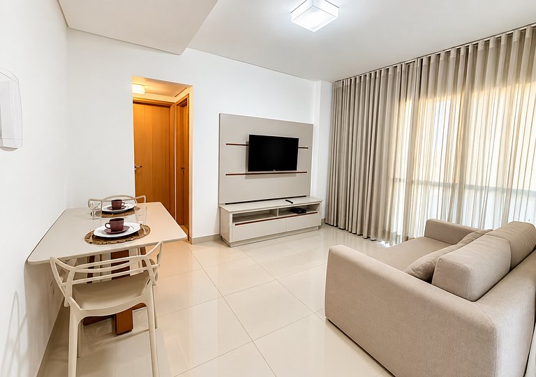Flat luxo em frente ao Shopping Capim Dourado