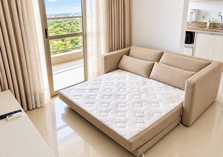 Flat luxo em frente ao Shopping Capim Dourado
