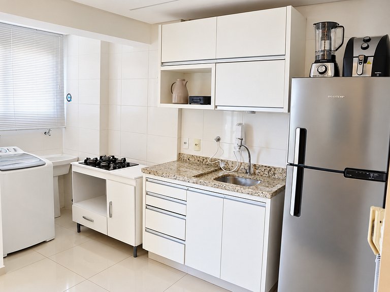 Vista Deslumbrante para o Lago | flat cama king