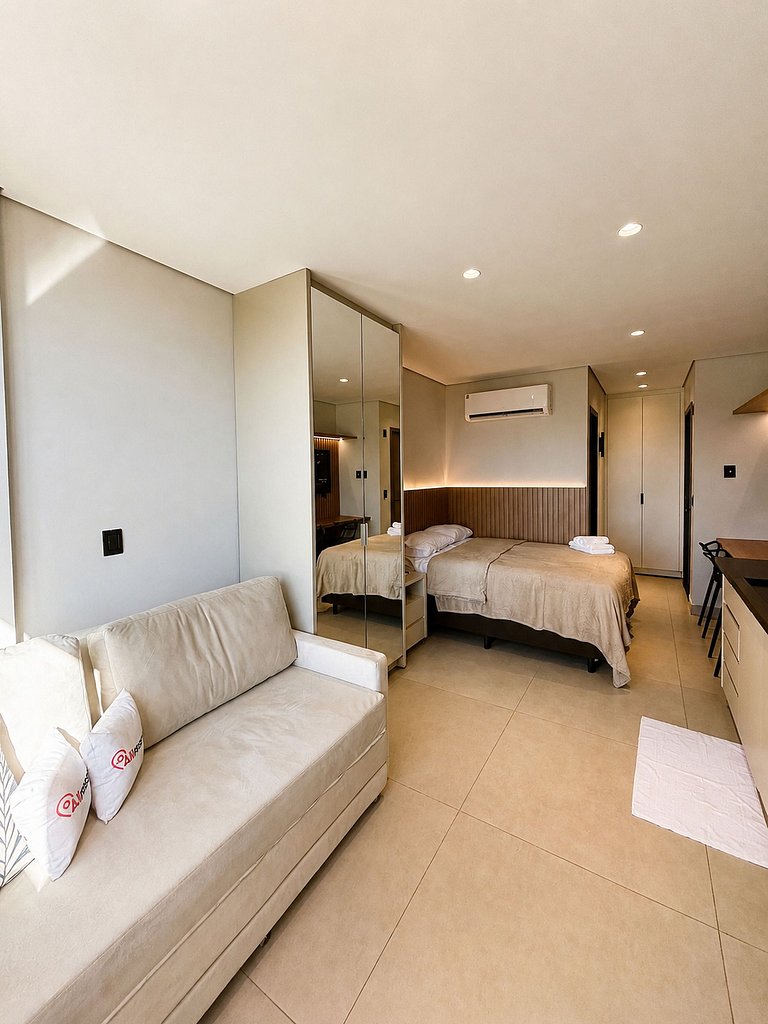 Flat de luxo com vista espetacular
